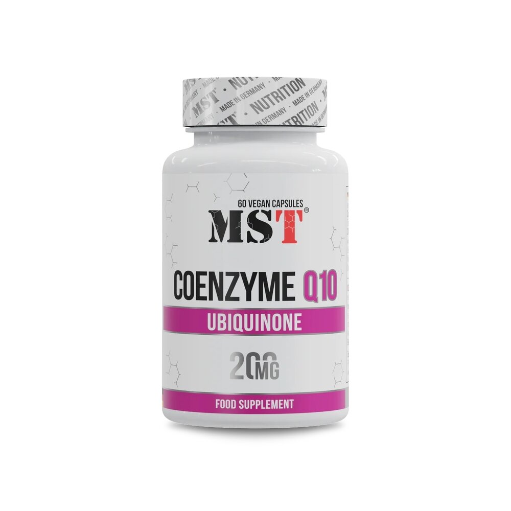 Коензим Q10 MST Nutrition Coenzyme Q10 200 mg, 60 капсул для здоров'я серця