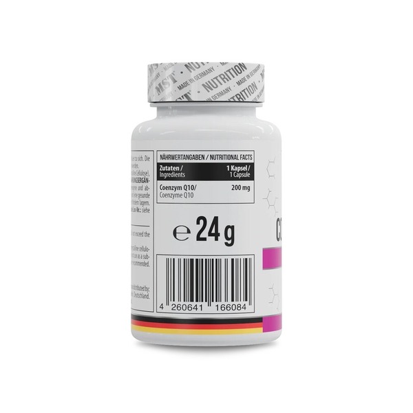 Коензим Q10 MST Nutrition Coenzyme Q10 200 mg, 60 капсул для здоров'я серця. Фото 2