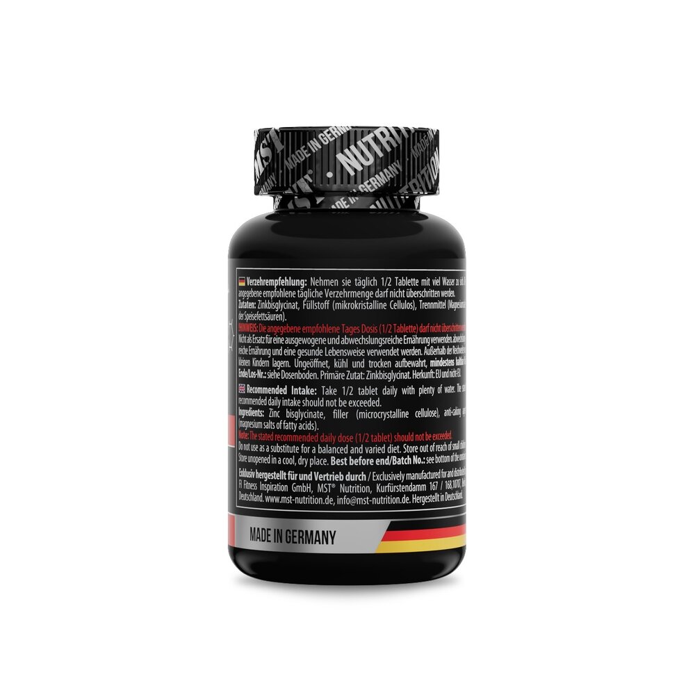 Цинк бисглицинат MST Nutrition Zinc Pro Chelate, 60 таблеток. Фото 3