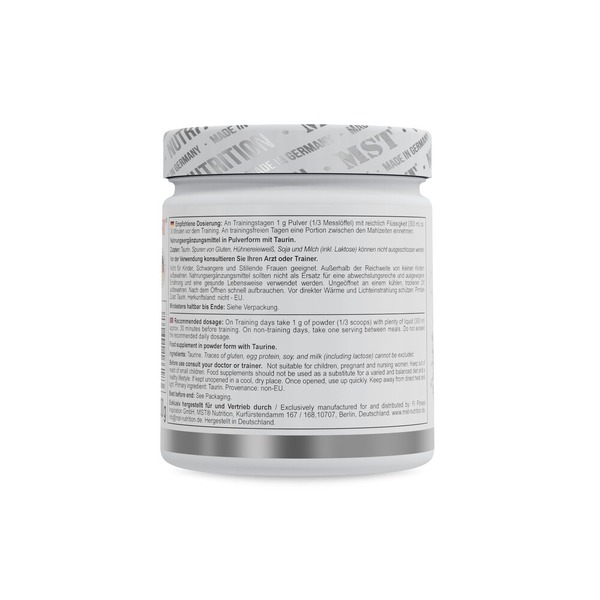 Таурин MST Nutrition Taurine, 300 грамм. Фото 3