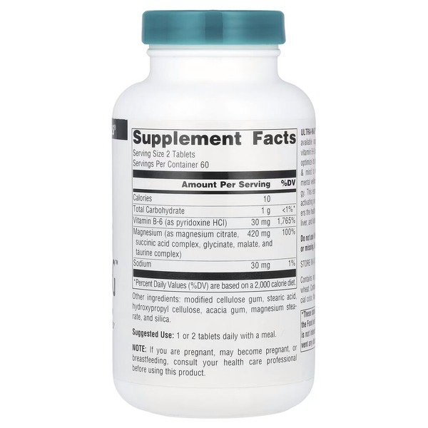 Комплекс магнию Source Naturals Ultra-Mag, 120 таблеток из пяти форм. Фото 2