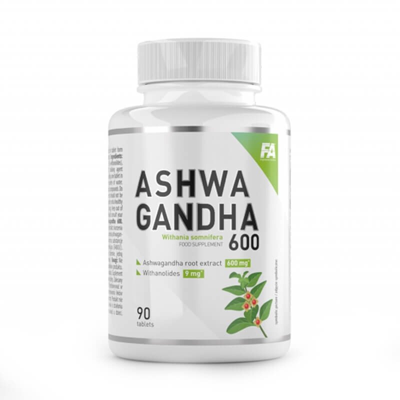 Ашваганда Fitness Authority Ashwagandha Wellness 600 mg, 90 капсул для підтримки нервової системи