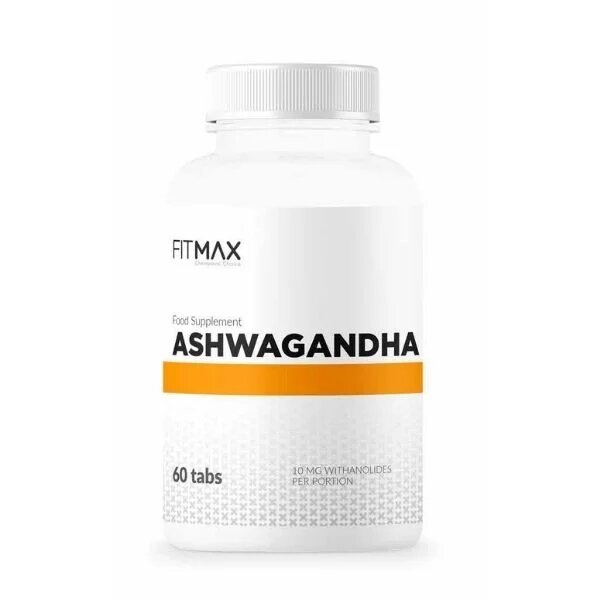 Ашваганда Fitmax Ashwagandha, 60 таблеток для поддержки в условиях стресса
