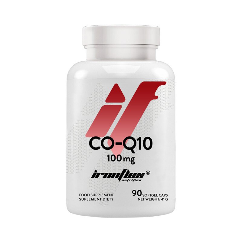 Кофермент Q10 IronFlex Coenzyme Q10 100 mg, 90 капсул для поддержки сердца и энергии