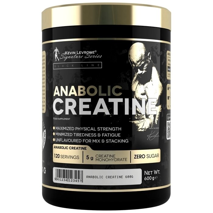 Креатин моногідрат Kevin Levrone Black Line Anabolic Creatine, 600 грам