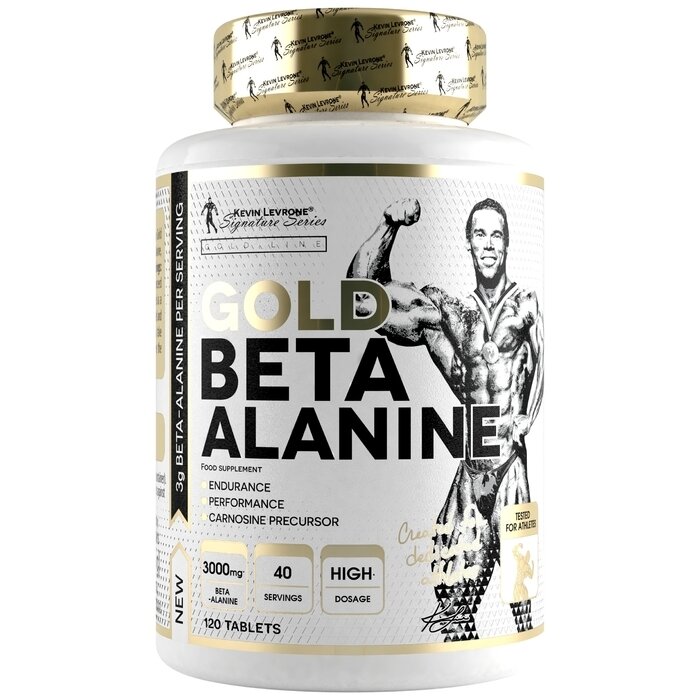 Бета-аланин Kevin Levrone Gold Line Gold Beta Alanine, 120 таблеток для выносливости