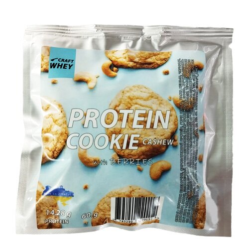 Протеїнове печиво Craft Whey Protein Cookie 60 грам, Cashew - Кеш'ю