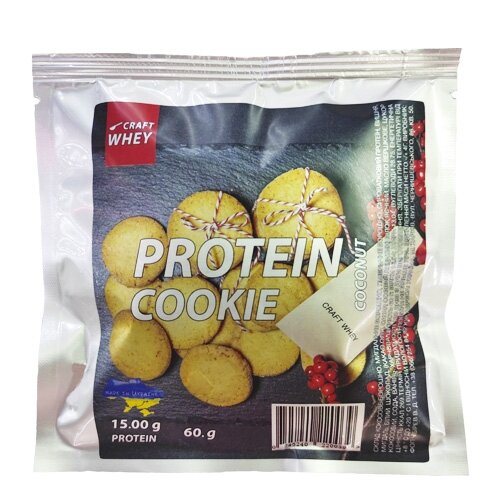 Протеїнове печиво Craft Whey Protein Cookie 60 грам, Coconut - Кокос