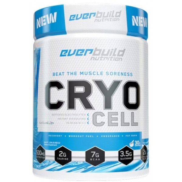 Незамінні амінокислоти EverBuild Nutrition Cryo Cell BCAA 8:1:1, 480 грам