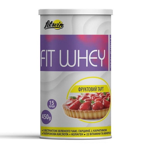 Функціональний протеїновий коктейль FitWin FitWhey, 450 грам
