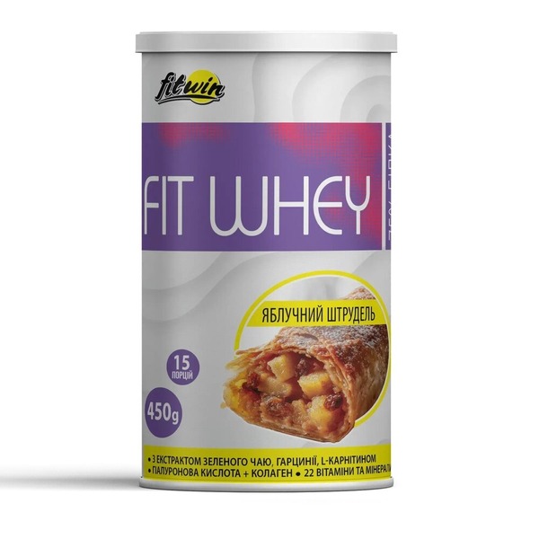Функціональний протеїновий коктейль FitWin FitWhey, 450 грам. Фото 2