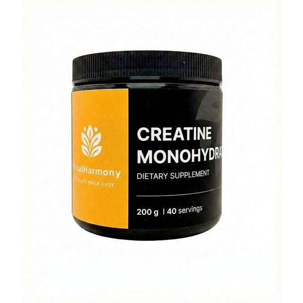 Моногидрат креатина VitalHarmony Creatine Monohydrate, 200 грамм