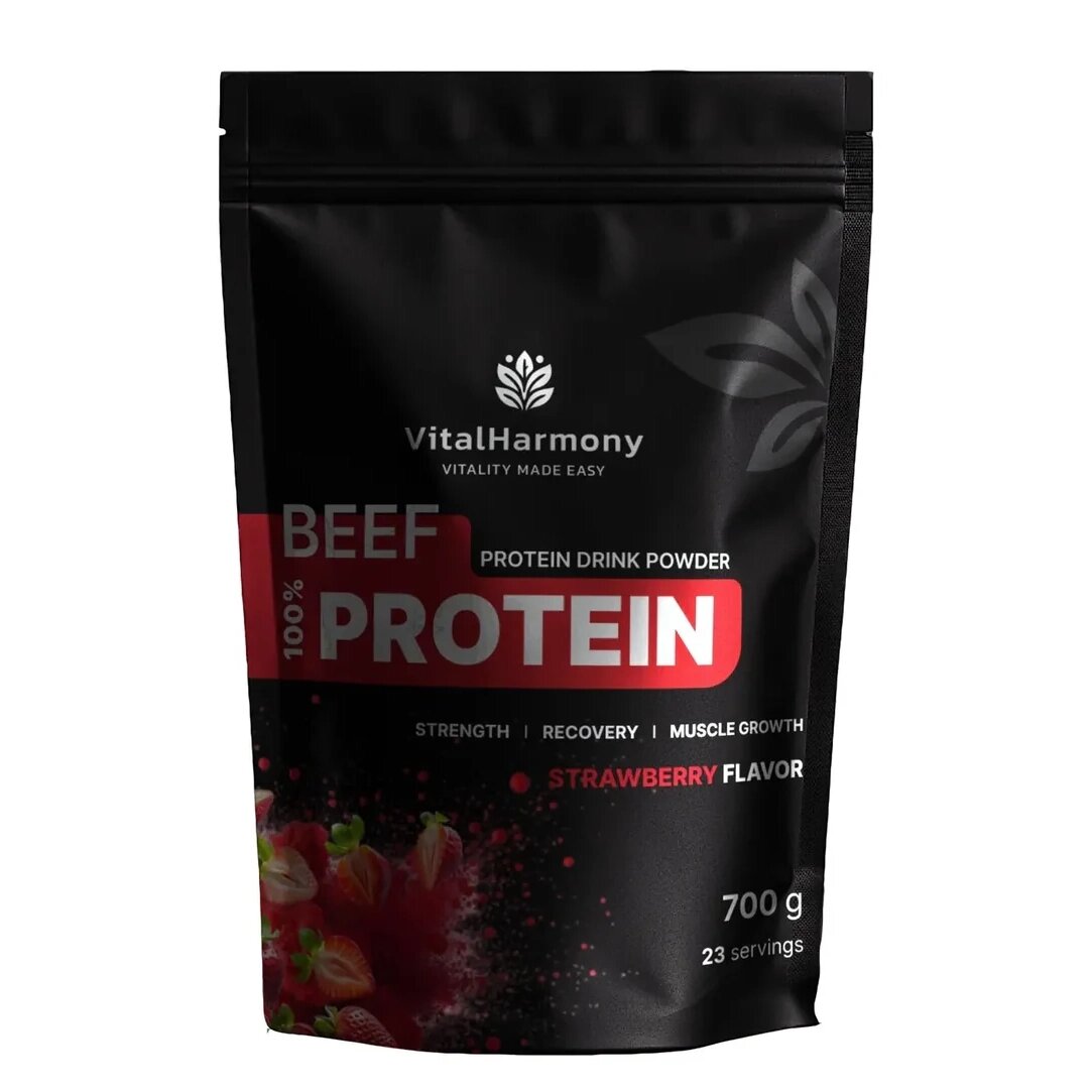 Яловичий гідролізат VitalHarmony Beef Protein, 700 грам. Фото 2