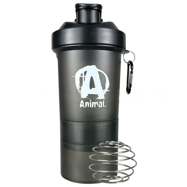 Шейкер Universal Nutrition Animal Smart Shaker (3-х компонентний), 600 мл - Black