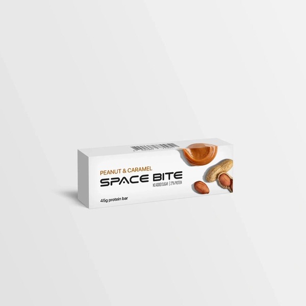 Батончики Spacefood Space Bite Protein Bar Peanut-Caramel, 10*45 грам. Фото 2