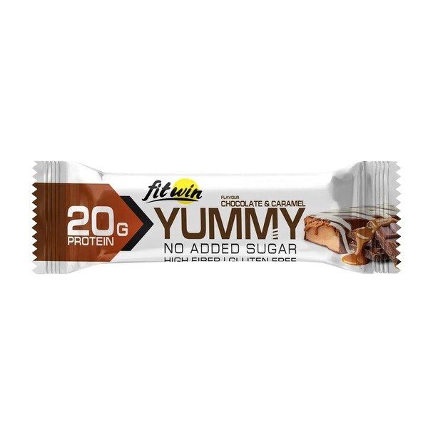 Батончик FitWin YUMMY Bar 36% no added sugar, 55 грамм. Фото 4
