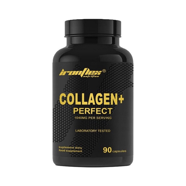 Гідролізований бичачий колаген IronFlex Collagen + Perfect, 90 капсул