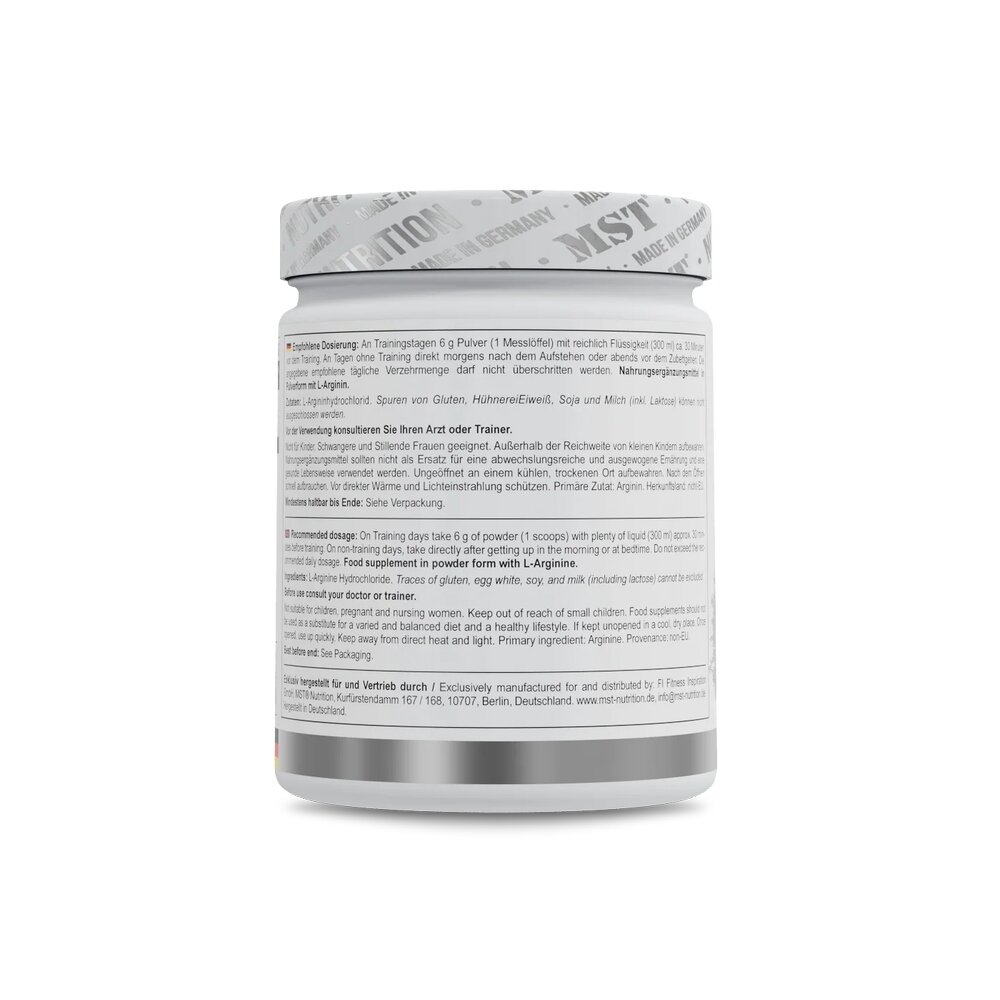 Аргінін MST Nutrition Arginine HCL, 500 грам. Фото 3