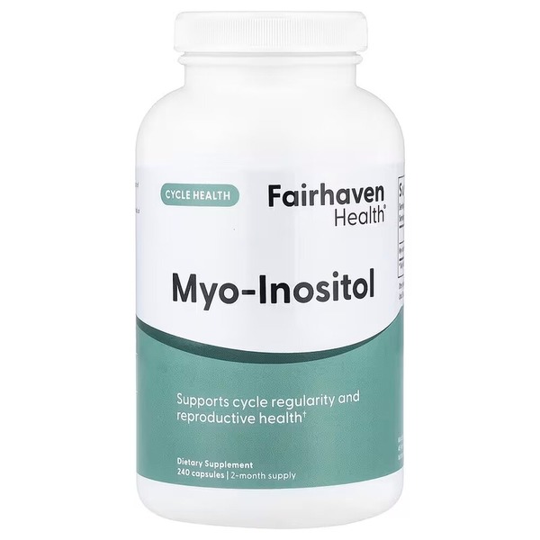 Мио-инозитол Fairhaven Health Myo-Inositol, 240 капсул для поддержания гормонального баланса