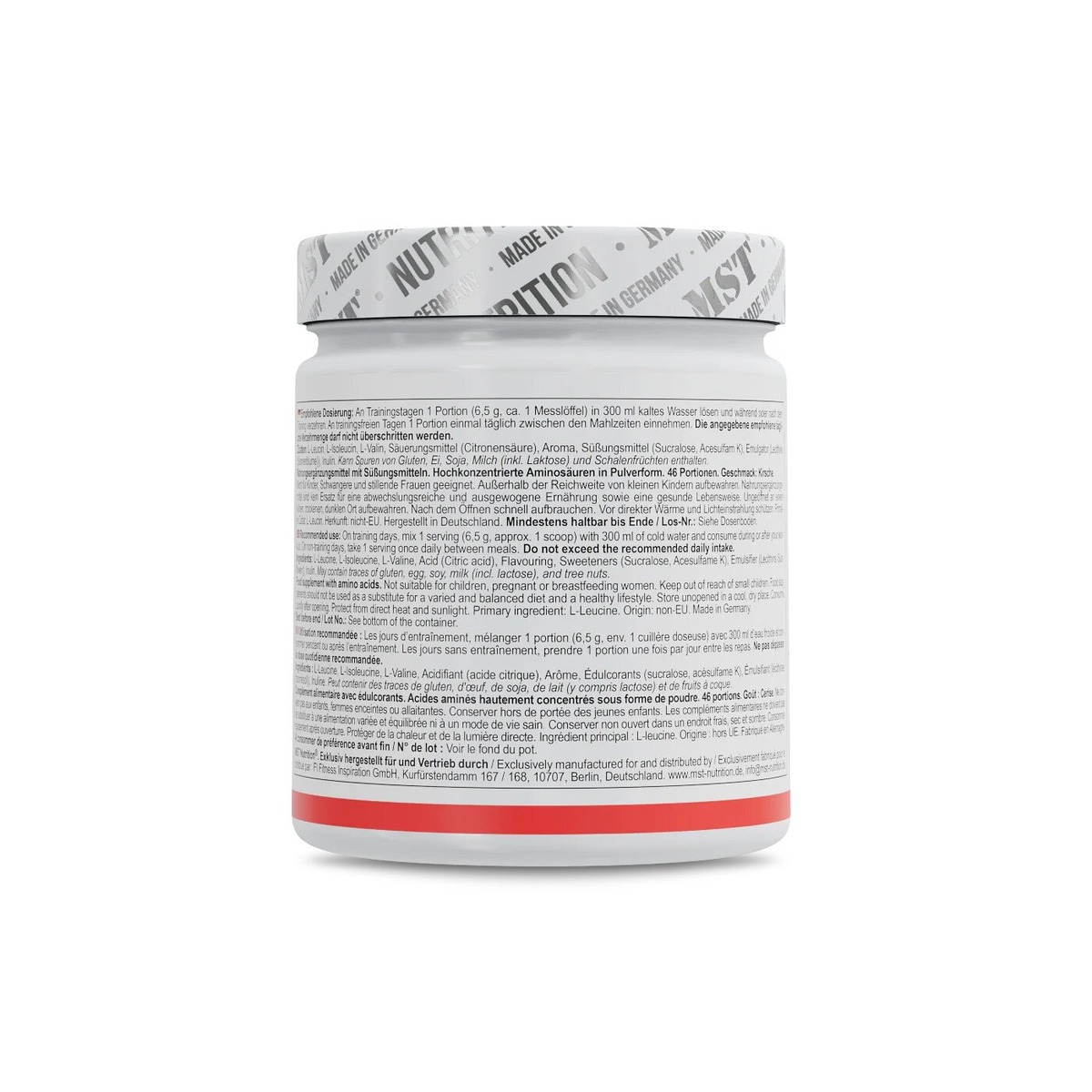 Аминокислоты MST Nutrition BCAA ZERO, 300 грамм. Фото 7