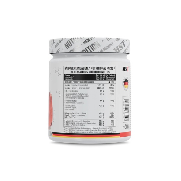 Аминокислоты MST Nutrition BCAA ZERO, 300 грамм. Фото 6
