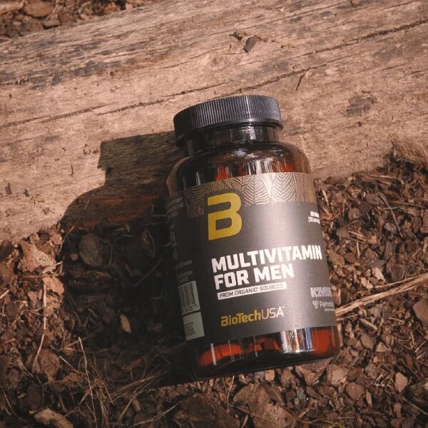 Вітамінно мінеральний комплекс BioTech from Organic Sources Multivitamin for Men, 60 таблеток для чоловіків. Фото 2
