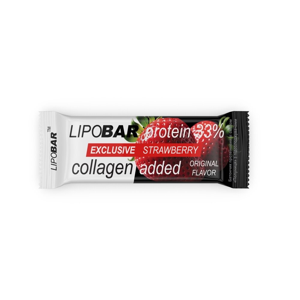 Батончик LipoBar Exclusive Protein Bar, 50 грам. Фото 15
