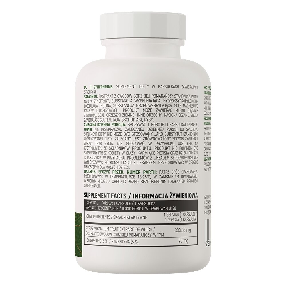 Натуральная добавка OstroVit Vege Synephrine, 90 капсул. Фото 2