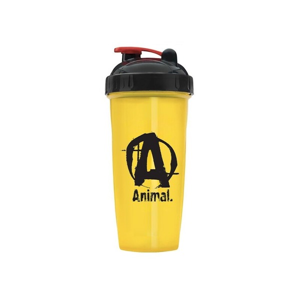 Шейкер Universal Nutrition Animal Shaker 700 мл, жовтий із чорно-червоною кришкою