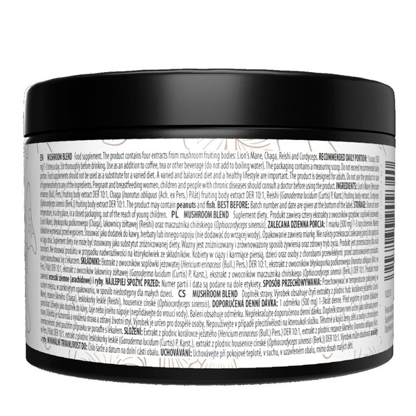 Суміш екстрактів грибів ActivLab Mushroom Blend, 100 грам. Фото 3