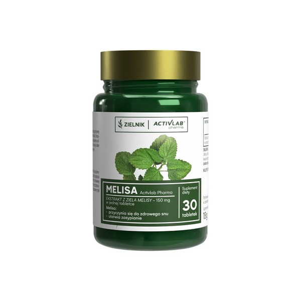 Экстракт травы мелиссы ActivLab Melisa, 30 таблеток