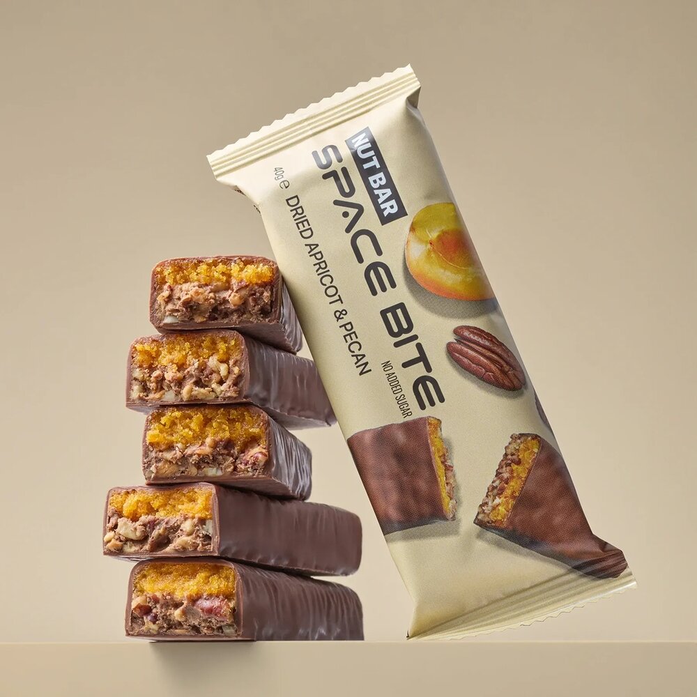 Батончик Spacefood Space Bite Nut Bar, 40 грам - Курага -пекан. Фото 2