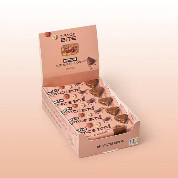 Батончик Spacefood Space Bite Nut Bar, 10*40 грам - Шоколад-фундук