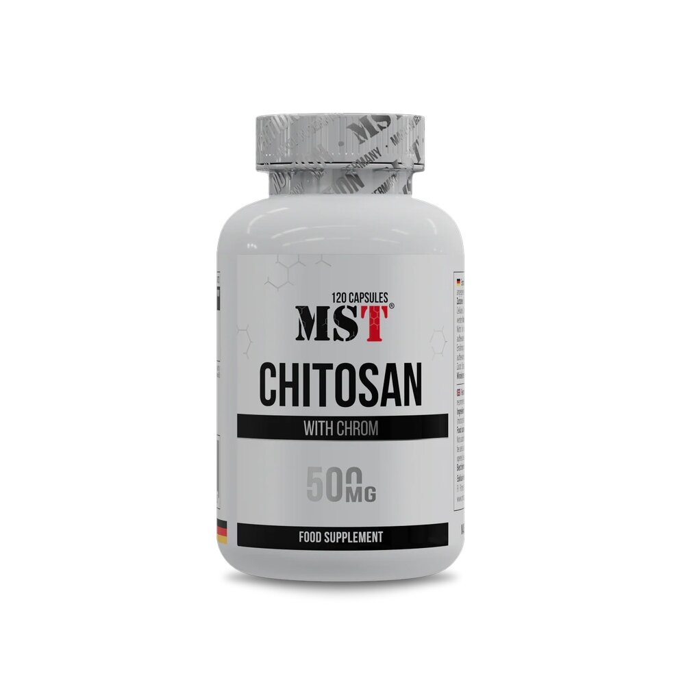 Хитозан и хром MST Nutrition Chitosan with Chrom, 120 капсул
