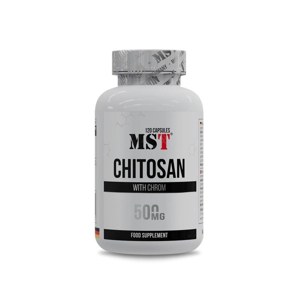 Хитозан и хром MST Nutrition Chitosan with Chrom, 120 капсул