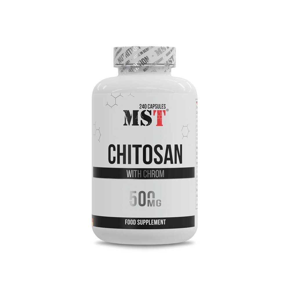 Хитозан и хром MST Nutrition Chitosan with Chrom, 240 капсул