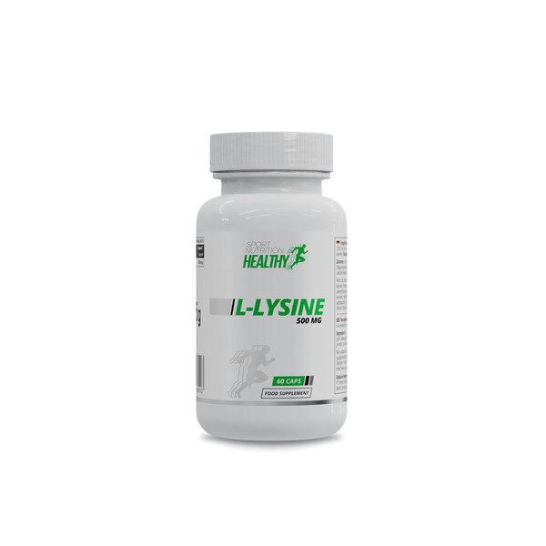 Лизин Healthy L-Lysine, 60 капсул для поддержки иммунной системы