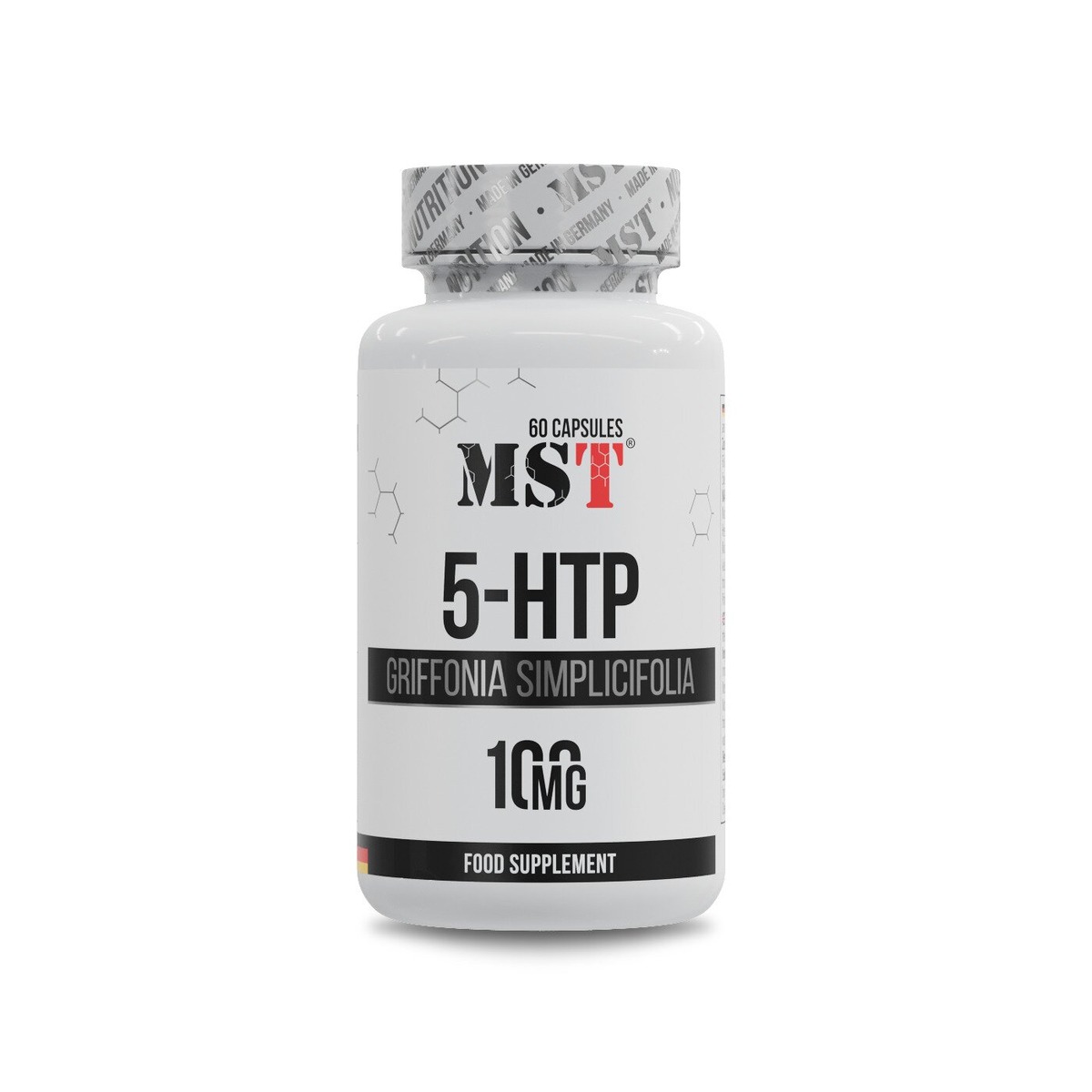 Амінокислота MST Nutrition 5-HTP 100 mg, 60 капсул підтримка нервової системи