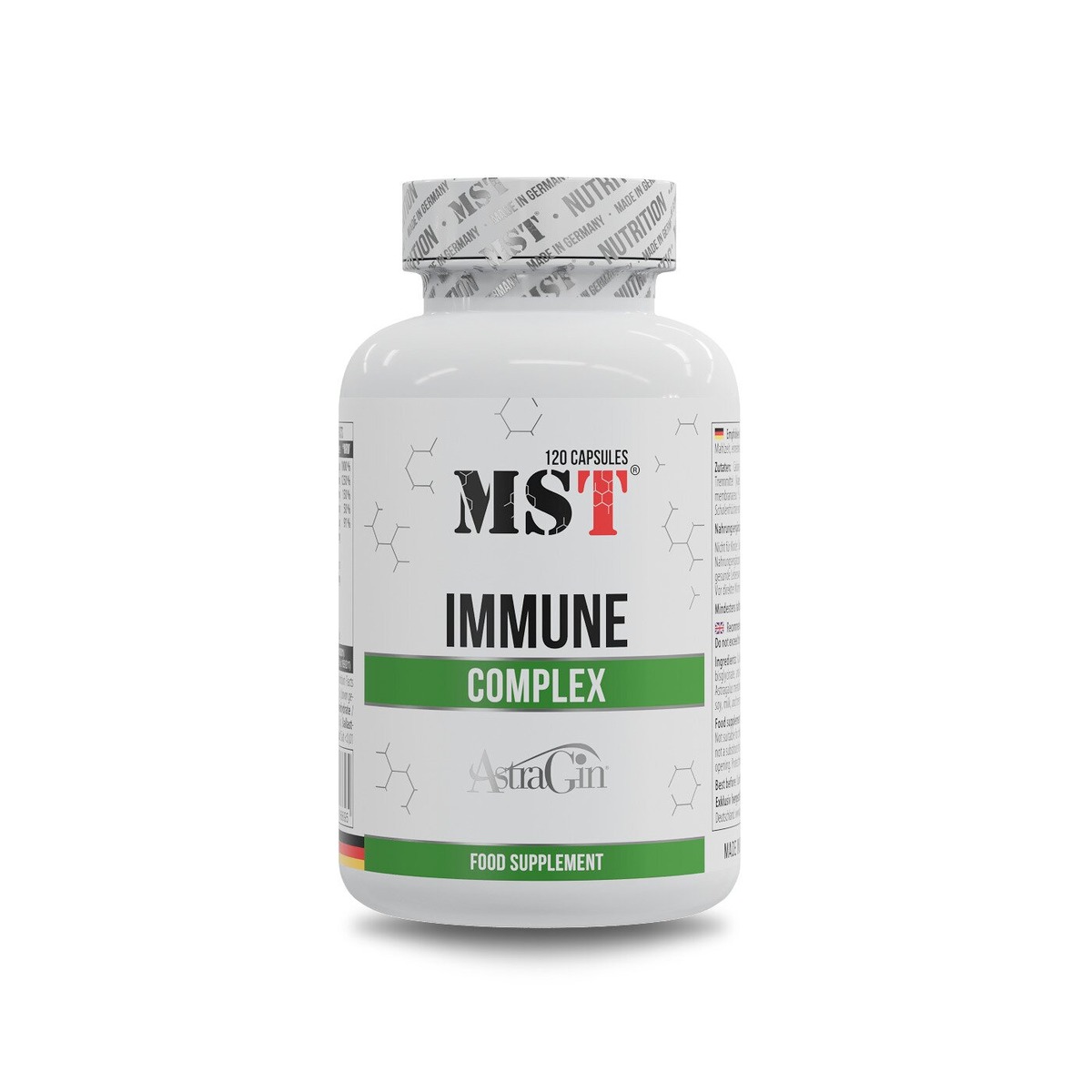 Комплекс підтримки імунної системи MST Nutrition Immune Complex, 120 капсул