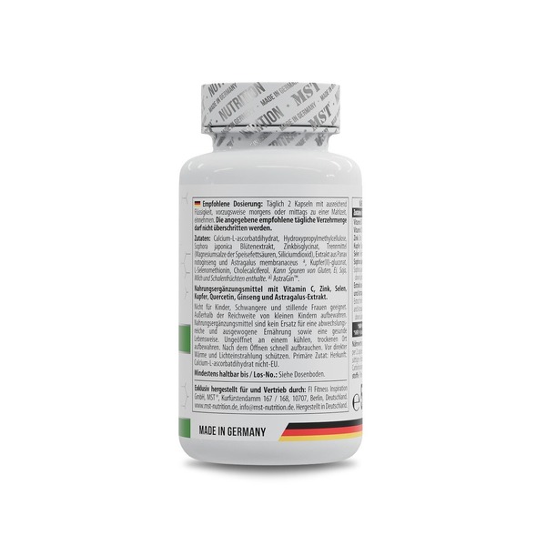 Комплекс для поддержки иммунной системы MST Nutrition Immune Complex, 60 капсул. Фото 3