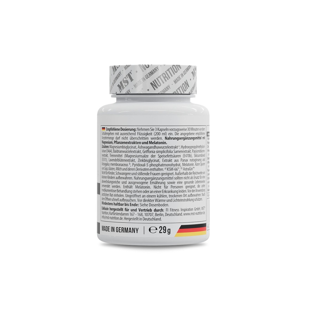 Натуральная добавка MST Nutrition Sleep IQ, 30 капсул для улучшения сна. Фото 3