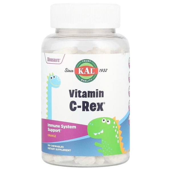 Витамин С для детей KAL Vitamin C-Rex, 100 жевательных таблеток