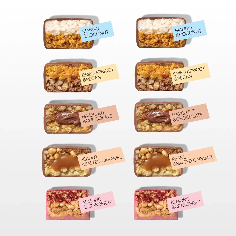Блок батончиків Spacefood Space Bite Nut Bar MIX, 10*40 грам. Фото 2