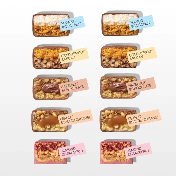 Блок батончиків Spacefood Space Bite Nut Bar MIX, 10*40 грам. Фото 2