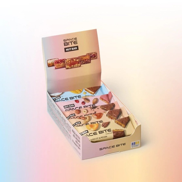 Блок батончиків Spacefood Space Bite Nut Bar MIX, 10*40 грам