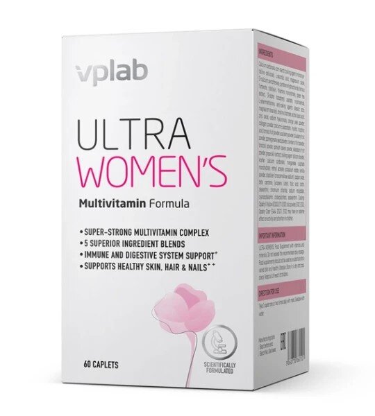 Витамины для женщин VPLab Ultra Women's Multivitamin, 60 каплет