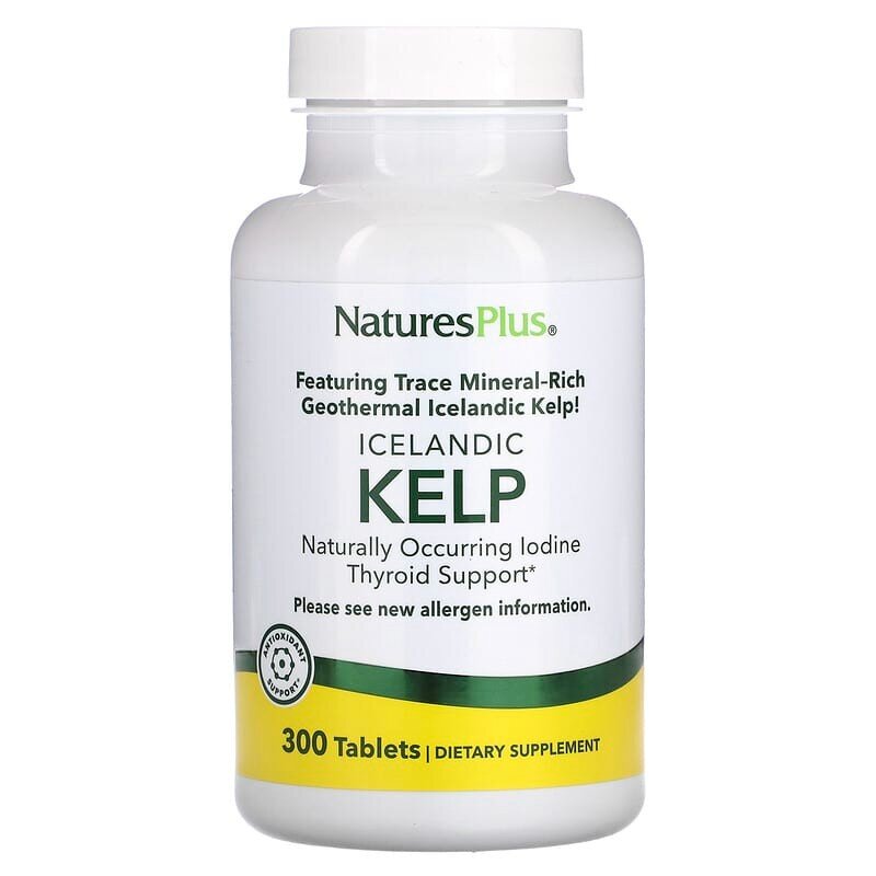 Йод Natures Plus Icelandic Kelp, 300 таблеток