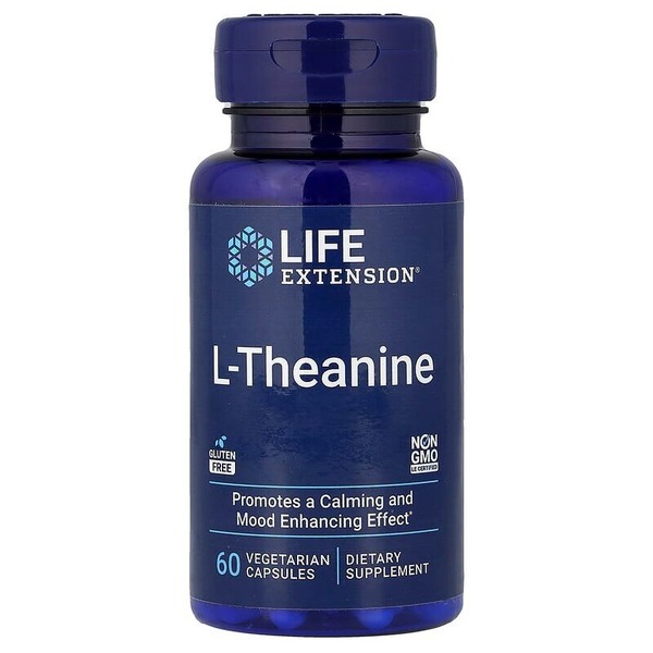 Тіанін Life Extension L-Theanine 100 mg, 60 вегакапсул