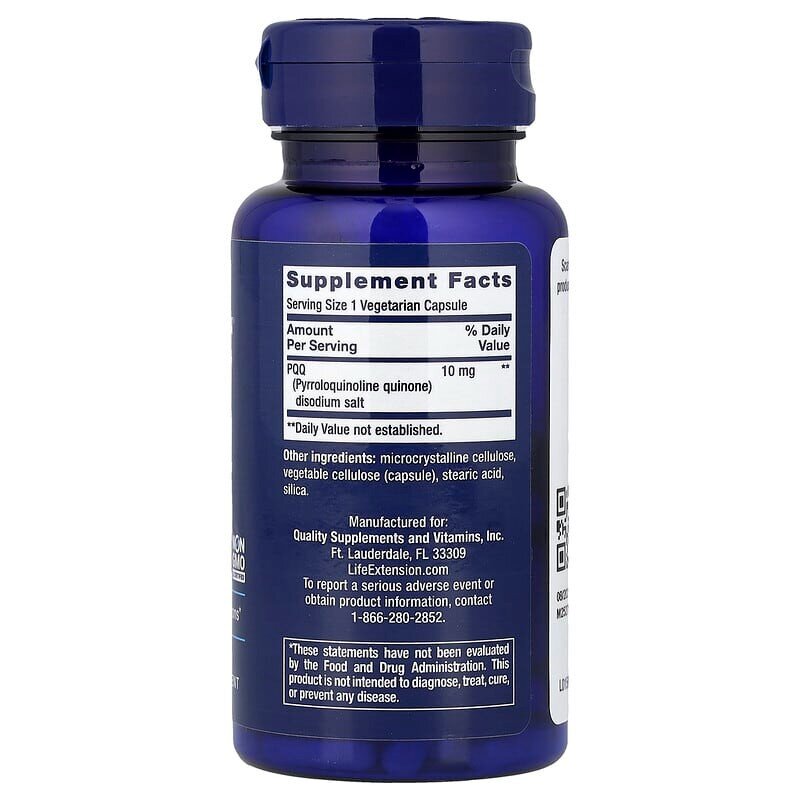 Натуральная добавка Life Extension PQQ 10 mg, 30 вегакапсул. Фото 2