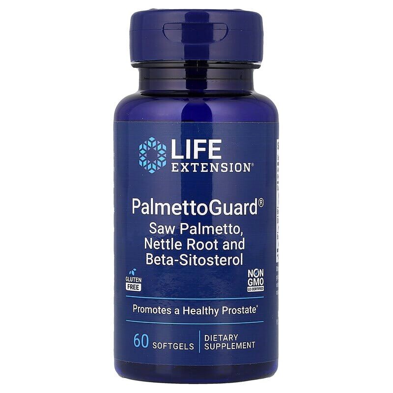 Екстракт сероної Life Extension PalmettoGuard, 60 капсул